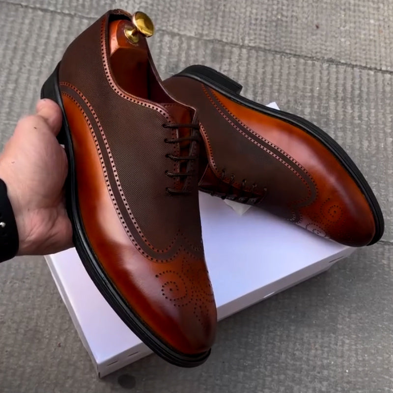 Leather Flat Shoes