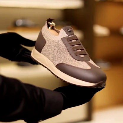 Khaki Breathable Sneakers