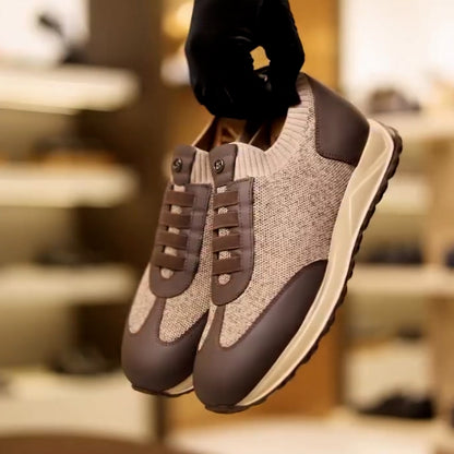 Khaki Breathable Sneakers