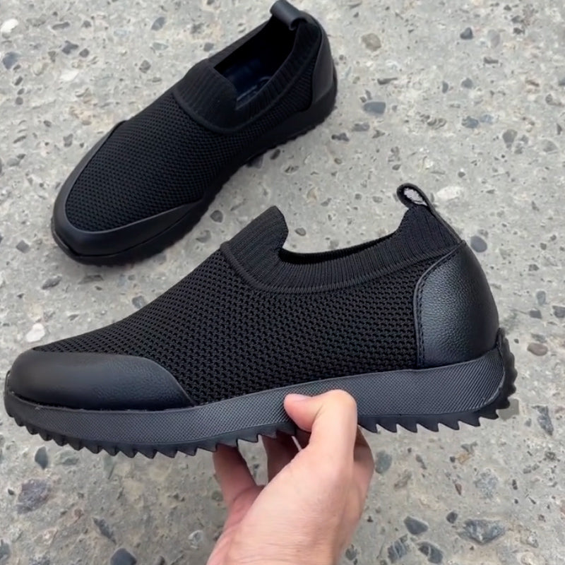 Black Breathable Sneakers