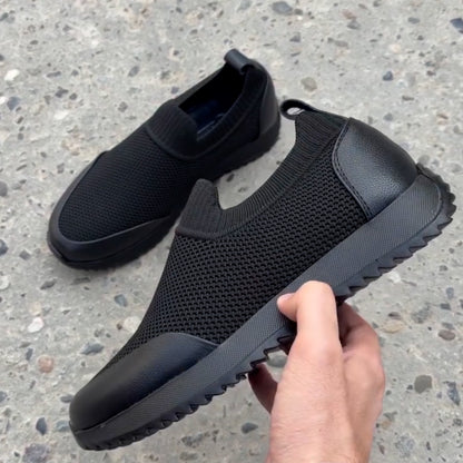 Black Breathable Sneakers
