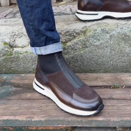 Front Zipper Sport Shoes