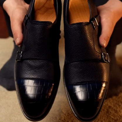 Buckle Leather Shoes