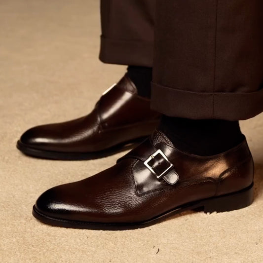 Brown Leather Casual Shoes