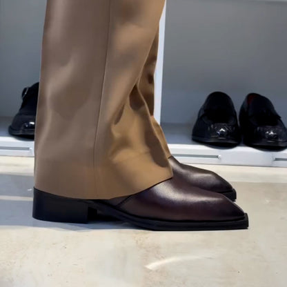 Leather Comfy Short Boots
