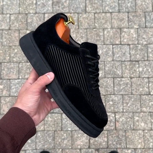 Black Stripe Shoes
