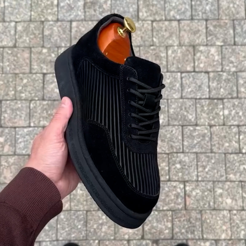 Black Stripe Shoes