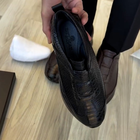 Soft Slip-On Leather Sneakers