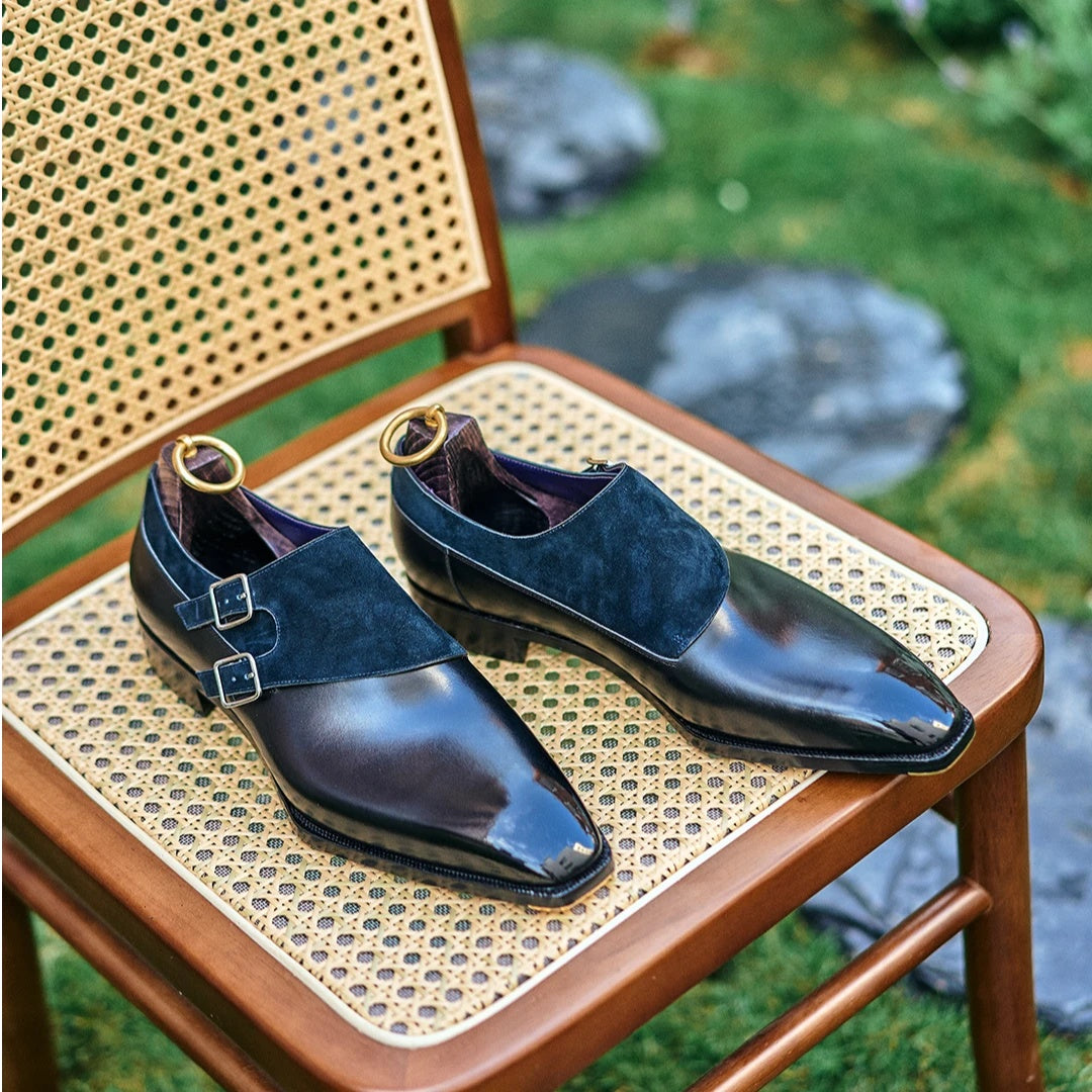 Double Monk Straps Shoes