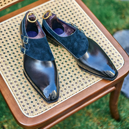 Double Monk Straps Shoes