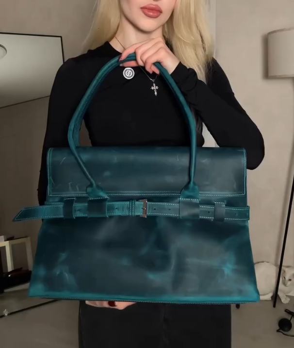 Womens leather handbag