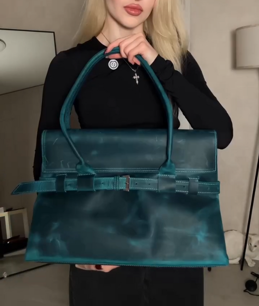 Womens leather handbag