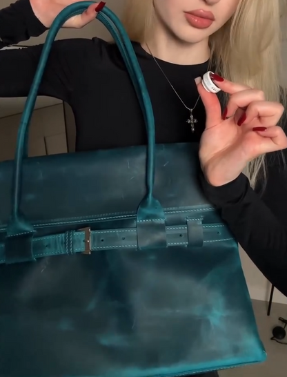 Womens leather handbag
