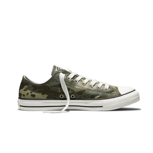 Green Wide Camo Trainers