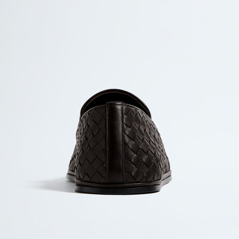 Braided Leather Loafers