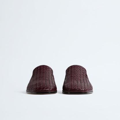 Braided Leather Loafers