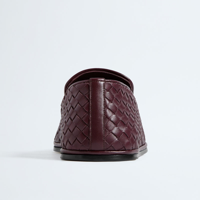 Braided Leather Loafers