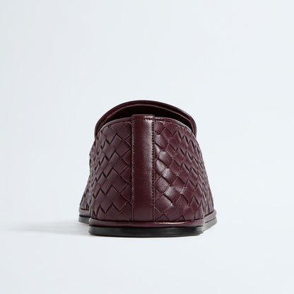 Braided Leather Loafers