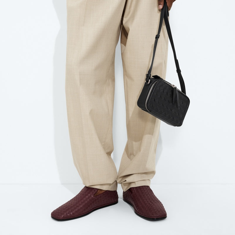 Braided Leather Loafers