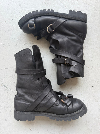 Military Buckle Combat Boot