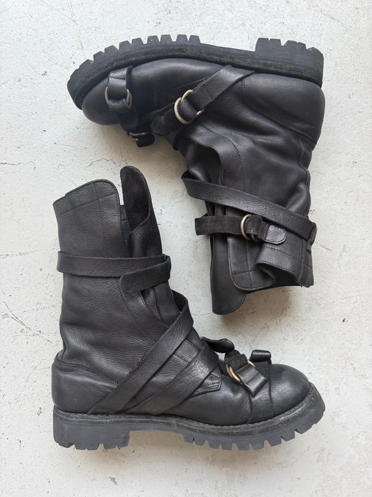 Military Buckle Combat Boot
