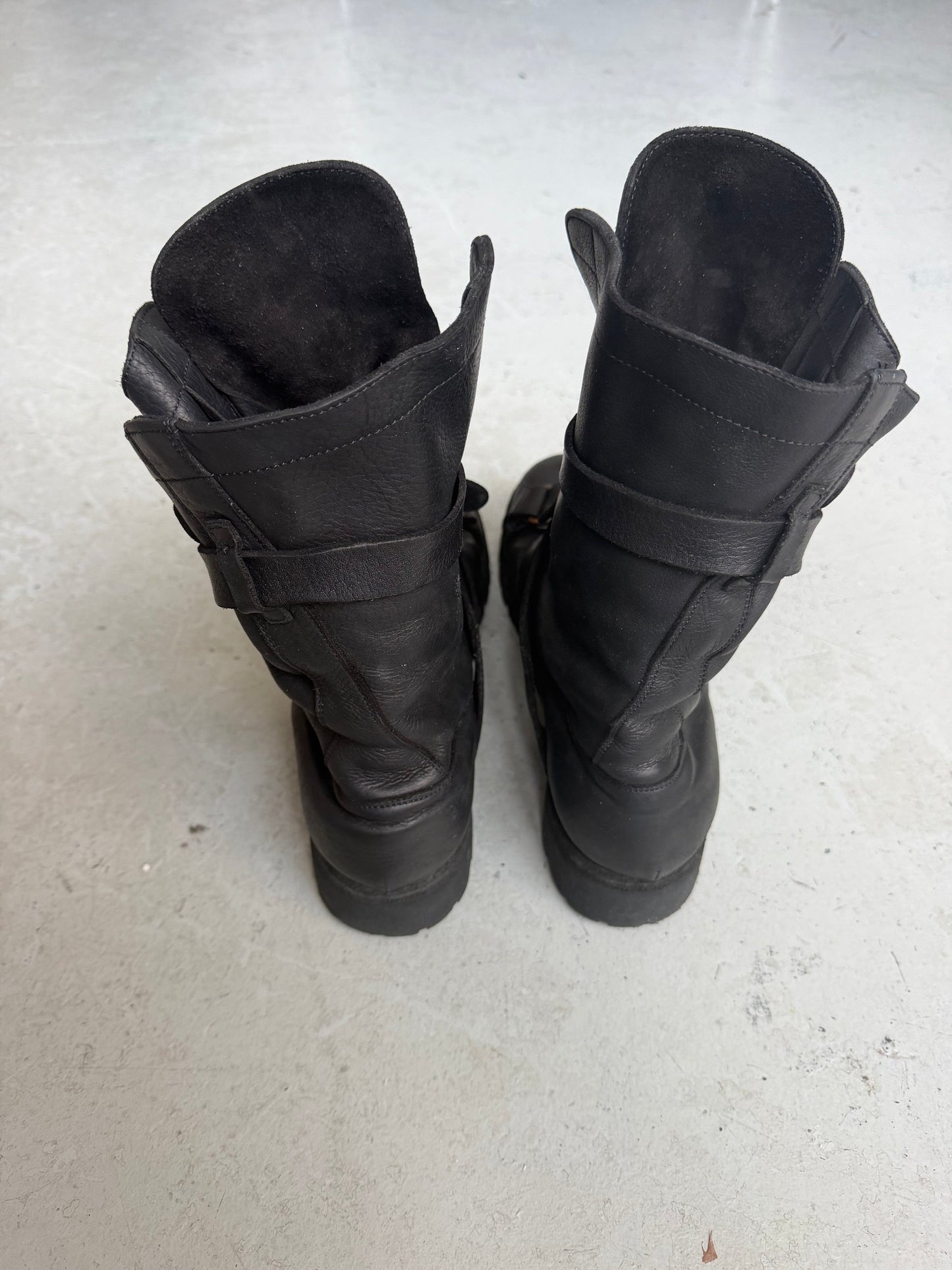 Military Buckle Combat Boot