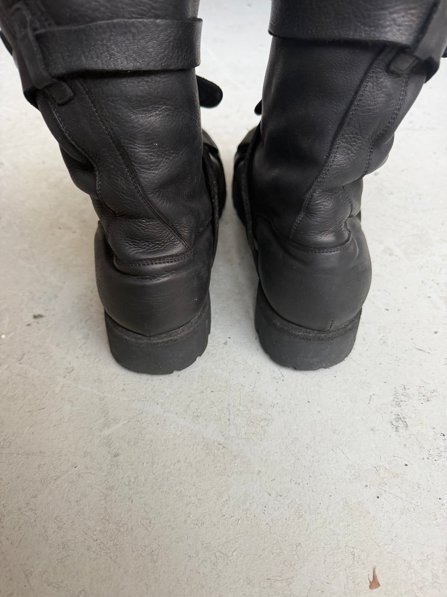 Military Buckle Combat Boot