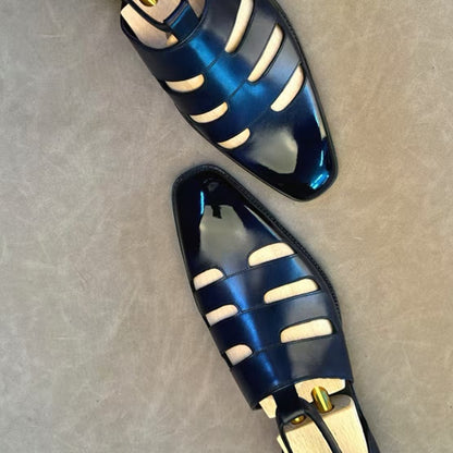 Prenium Calf Skin Dress Sandals For Men
