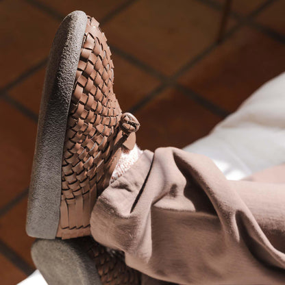 Hand-Knit Upper Shoes