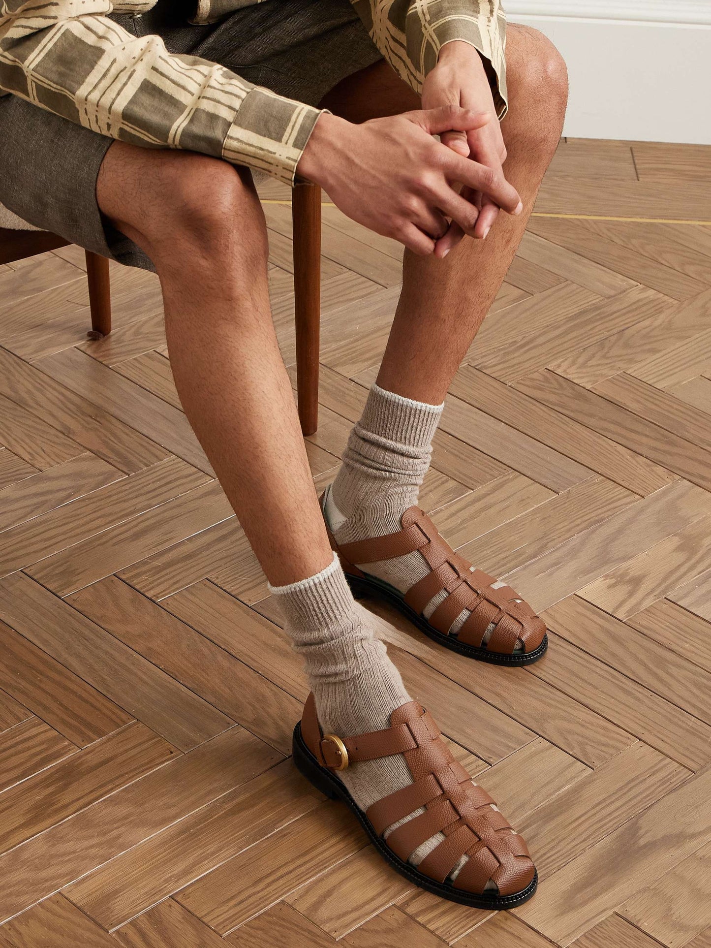 Full-Grain Leather Sandals