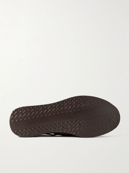 Woven Leather Loafers