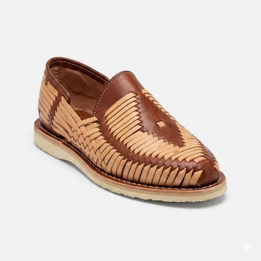 Traditional Handwoven Leather Huarache Sandals