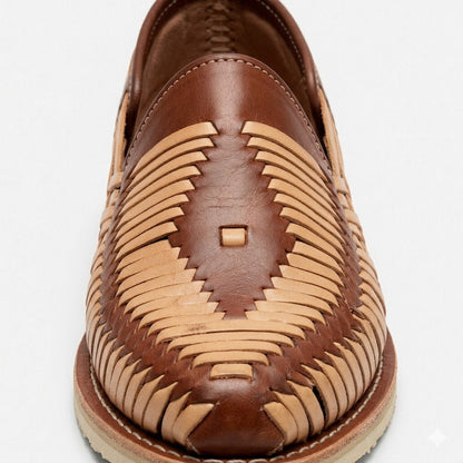 Traditional Handwoven Leather Huarache Sandals