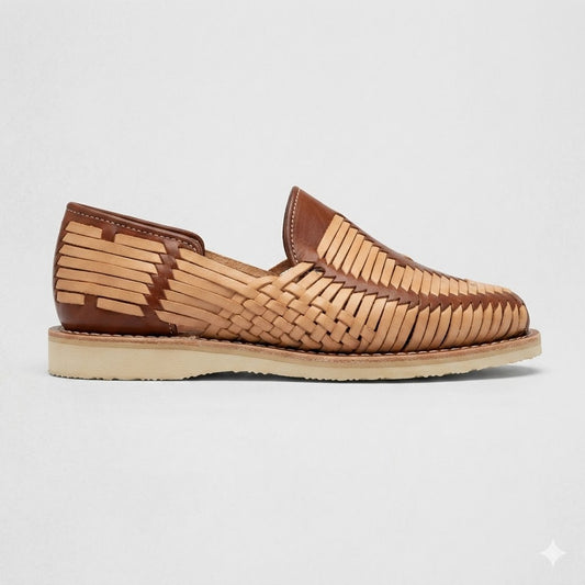 Traditional Handwoven Leather Huarache Sandals
