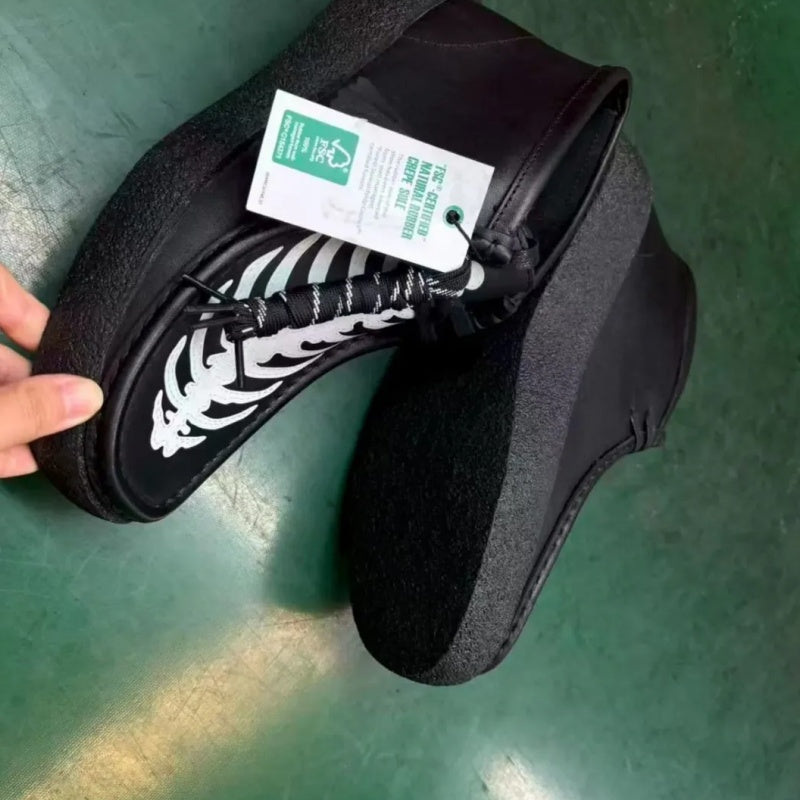 Men's Black Leather Casual Shoes